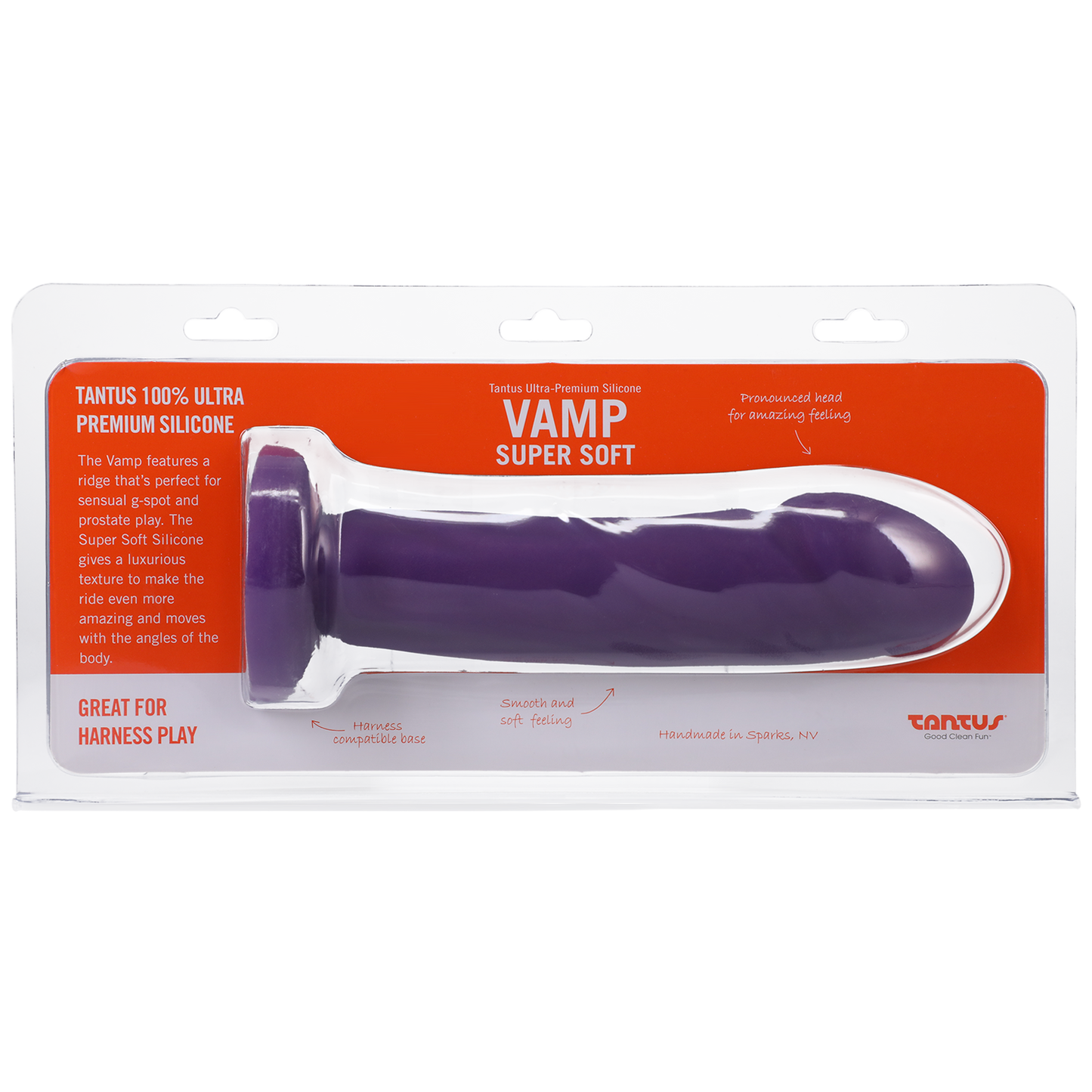 Tantus Silicone Vamp Super Soft Silicone Amethyst