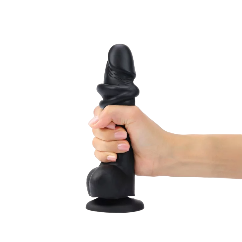 REALISTIC BLACK DILDO - XXL