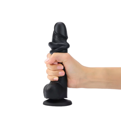 REALISTIC BLACK DILDO - XXL